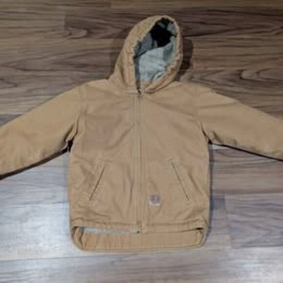 Berne Youth Small Boys Duck Hooded Jacket - Picture 1 of 4